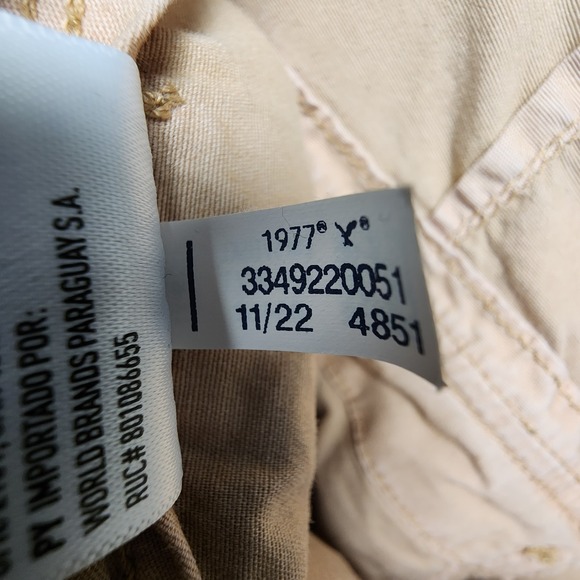 American Eagle Outfitters Cargo Pants Womens 4 Short Stretch Relaxed Fit Khaki - Picture 8 of 12